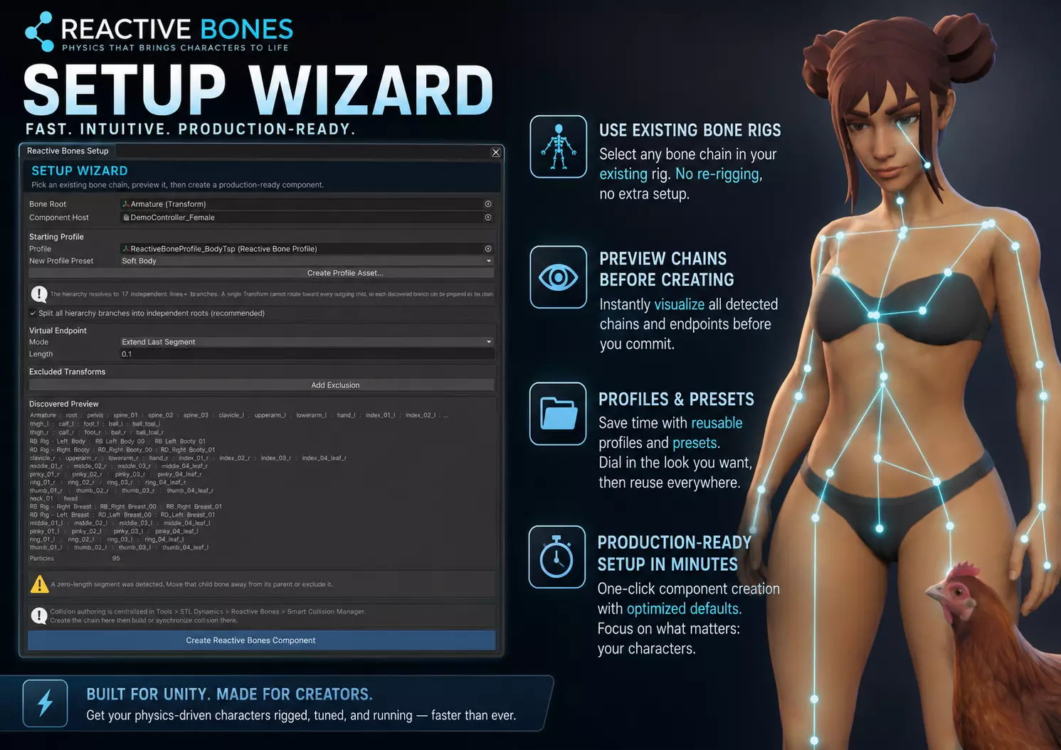 Existing armature setup workflow